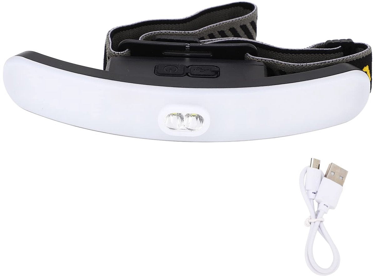 Headlamp LED Rechargeable - Headlight - COB Headlamp - 6 Light Modes - USB Rechargeable - Headlamp Flashlight V1188-ZXY-11068