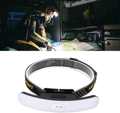 Headlamp LED Rechargeable - Headlight - COB Headlamp - 6 Light Modes - USB Rechargeable - Headlamp Flashlight V1188-ZXY-11068