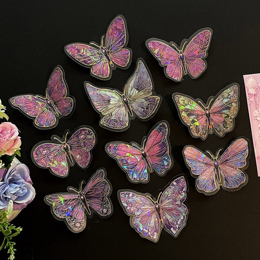 Stickers - Butterfly Wall Stickers - DIY Wall Stickers - Creative Bedroom Supplies - Beautiful 3D Decorations V1188-ZXY-11081