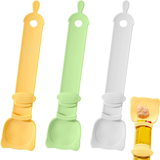 spoon for cats - Squeeze spoon for cat food - Feeding spoon for cat treats - Feeding spoon for wet food - V1188-ZXY-11083