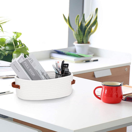 Storage Baskets - Bathroom Storage Baskets - Bathroom Countertop Storage Baskets - Bathroom Baskets Made of V1188-ZXY-11088