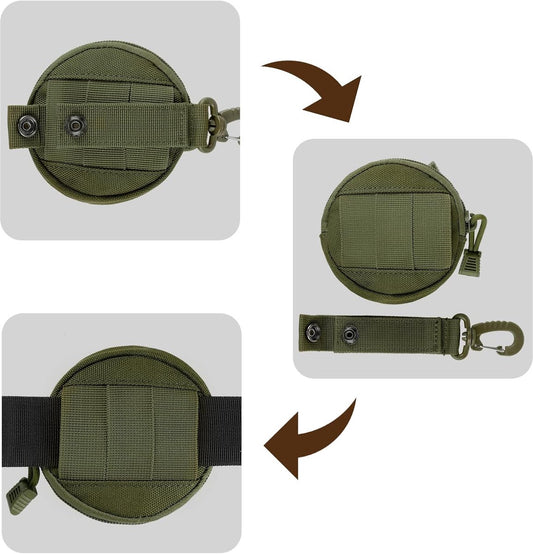Storage Bag - Accessory Organizer - Compact Wallet for Daily Use - Suitable for Travel, Sports, Running, V1188-ZXY-11089
