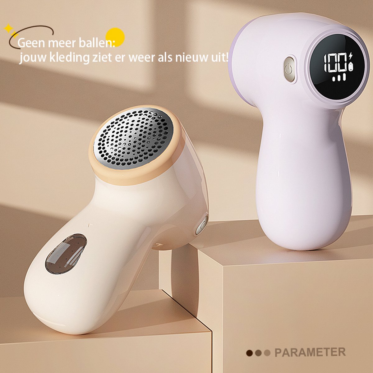 Rechargeable Lint Remover with Display - Lint Remover - Suction and Shave Function - Lint Remover - Type-C V1188-ZXY-11090