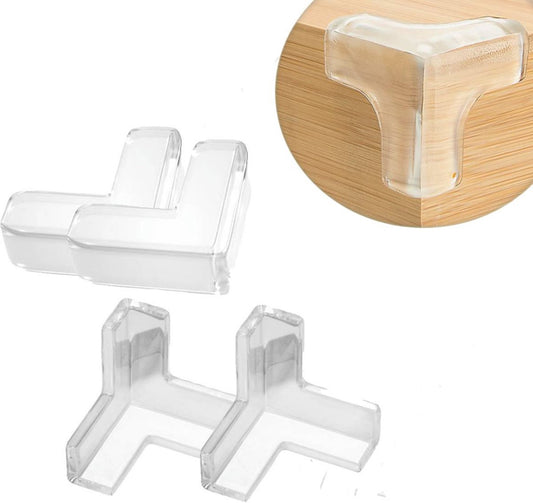 Corner Protectors - Set of 4 - Table Corner Protectors - Corner Protection - Edge Protection - Transparent - V1188-ZXY-11093