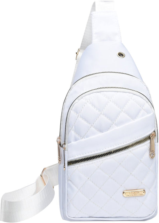 Unisex Shoulder Bag - 5 Storage Pockets & Cable Grommet - Women's Crossbody Bag - Men's Crossbody Bag - V1188-ZXY-11106