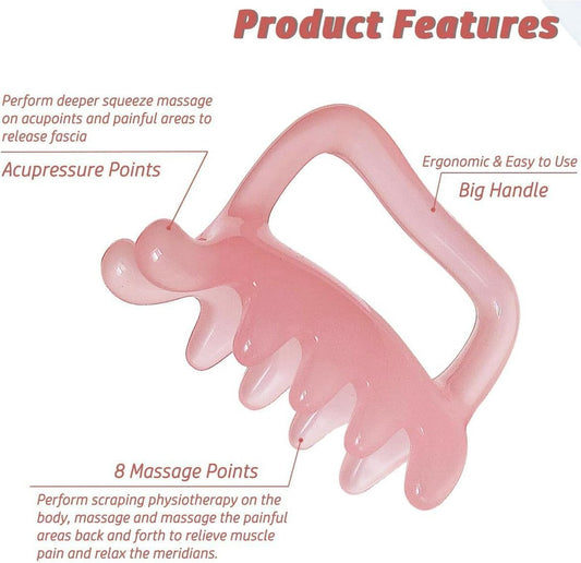 Massage Tool - Myofascial Release - Relieves Tension - Pink V1188-ZXY-11109