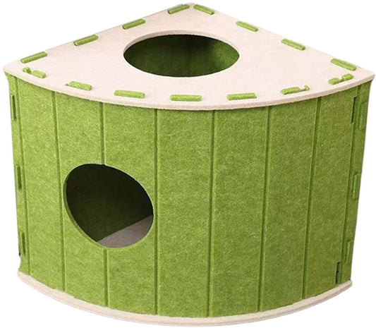Cat House - Cat Basket - Cat Den - Felt-Shaped Cat Bed - Suitable for All Seasons - Warm | Scratch-Resistant V1188-ZXY-11122