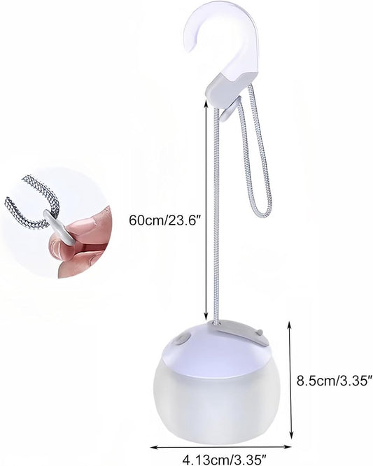 Night Light - Outdoor Camping Lamp - Atmospheric Decorative Lighting - Round Camping Lamp - 3 Brightness V1188-ZXY-11125