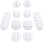 10-Piece Desk Cable Management Set - Multifunctional Cable Clamps - Desk Cable Organizer for TV, PC, Laptop, V1188-ZXY-11141