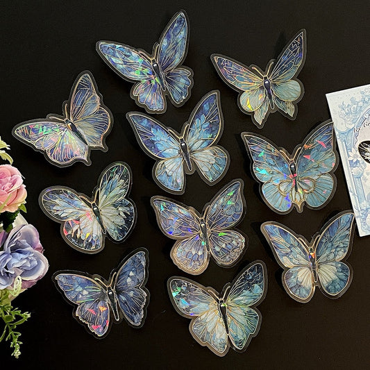 Stickers - Butterfly Wall Stickers - DIY Wall Stickers - Creative Bedroom Supplies - Beautiful 3D Decorations V1188-ZXY-11160