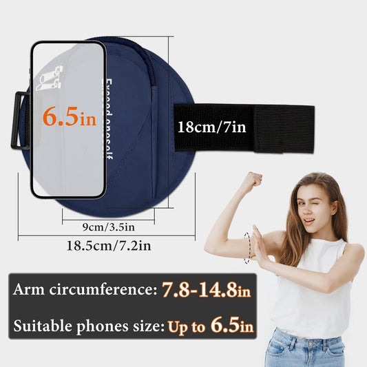 Sports Bag - Running Armband - Phone Holder for Running - Reflective Sports Accessories - With Adjustable V1188-ZXY-11168