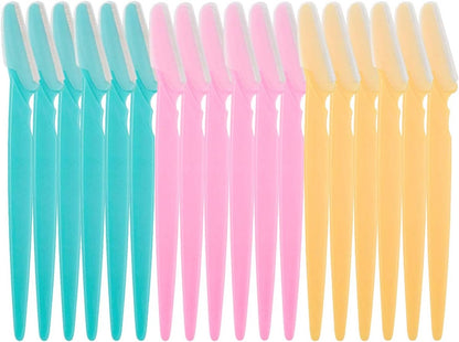 Eyebrow Shaping Tools - Eyebrow Shavers - Safe Facial Hair Removal with Razor and Trimmer - 18 Items V1188-ZXY-11175