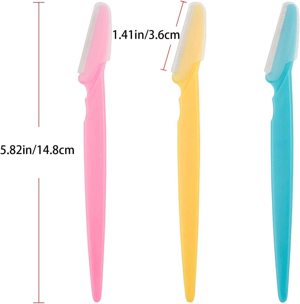 Eyebrow Shaping Tools - Eyebrow Shavers - Safe Facial Hair Removal with Razor and Trimmer - 18 Items V1188-ZXY-11175
