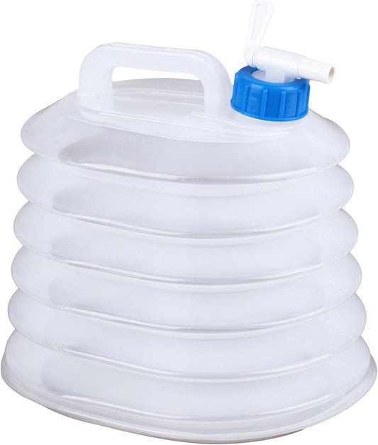 Camping Water Bag - Collapsible Water Bottle - Portable Water Bucket - 10 Liter Capacity - With Tap - V1188-ZXY-11180