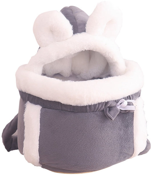 Cat Bed - Backpack for Pet Travel - Can be used as a cat basket indoors - Side pockets to keep your hands V1188-ZXY-11191