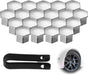 Universal wheel bolt covers (20 pieces) - 17 mm wheel bolt cover - wheel bolt cover - hexagon nut protector - V1188-ZXY-11193