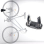 Bicycle Wall Mount - Up to 60 kg Load Capacity - For Tires 27-83 mm - Space-Saving Suspension for Garage & V1188-ZXY-11194