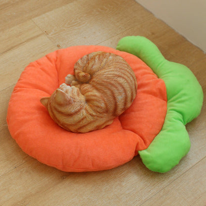 Pet Sleeping Mat - Warm Blanket - Soft Fabric - Cute Radish Shape - Suitable for Cats and Dogs (M-32*43cm) V1188-ZXY-11202