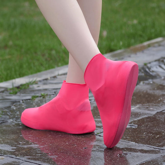 Overshoes - 1 Pair - Waterproof Silicone Overshoes - Reusable, Non-slip, Suitable for Outdoor Activities V1188-ZXY-11203
