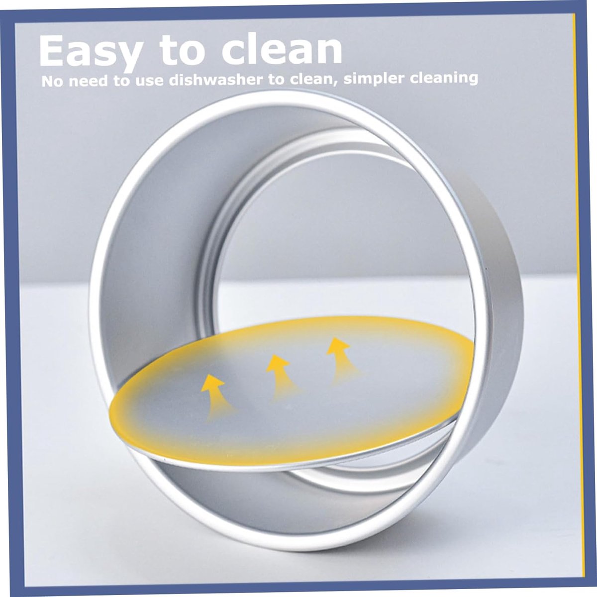Cake Pans - 2-Piece Set - Round Cake Pans - Non-Stick Baking Pans - Aluminum Baking Pans 15cm and 20cm - V1188-ZXY-11212