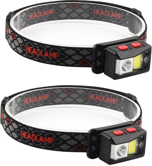 headlamp LED rechargeable - headlight - outdoor bicycle lamp - rechargeable night light - high-intensity LED V1188-ZXY-11215