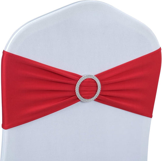 Chair Covers - Pack of 5 - Christmas Chair Covers - Party Chair Covers - Premium Elastic Chair Cover Straps - V1188-ZXY-11221