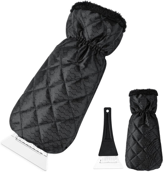 Snow Removal Tools - Snow Shovel - Windshield Ice Scraper - Antifreeze Gloves for Easily Removing Frost and V1188-ZXY-11228