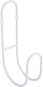 Garden Hose Hanging System - Wall Mount for Neat Storage - Stainless Steel Frame - White V1188-ZXY-11239