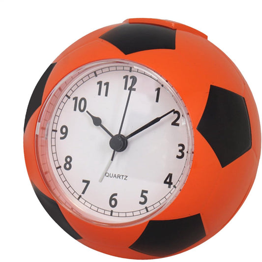 Football Alarm Clock - Silent Non-Ticking Desk Clock | Kids Bedside Clock | Cute football design, V1188-ZXY-11244