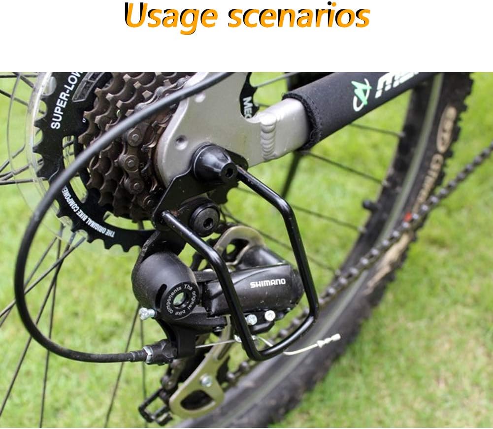 Universal Bike Bicycle Rear Derailleur Guard Rack Protector, Gear Shifter Chain Guard, Dial Protector-Style A V1188-ZXY-117-0007