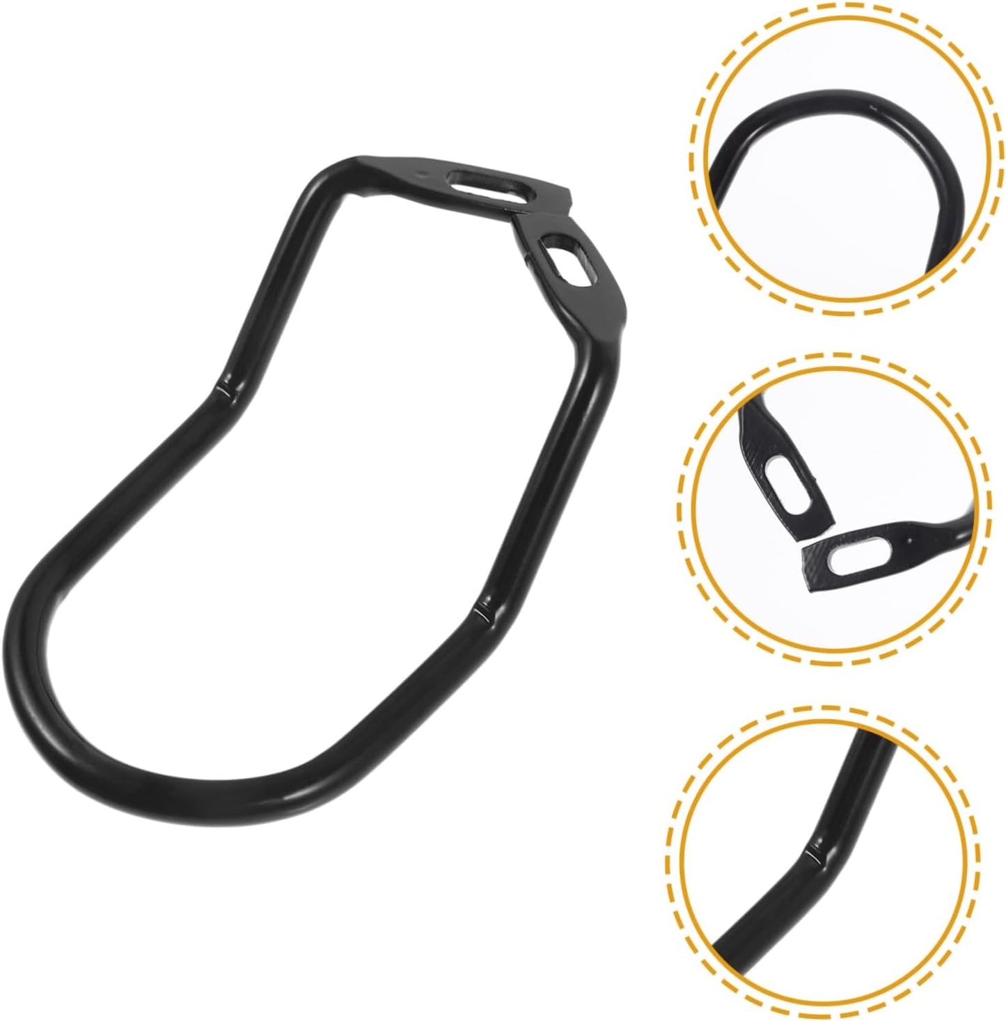 1 set of durable rear derailleur protectors for folding mountain bikes, easy to install-Style C V1188-ZXY-117-0009