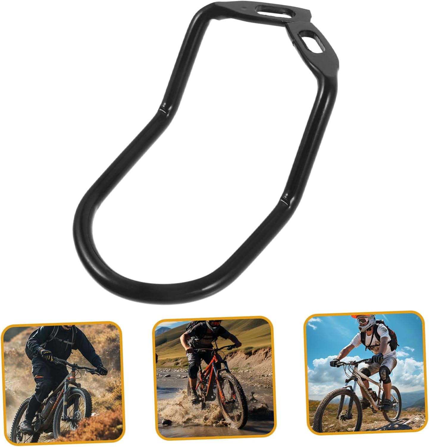 1 set of durable rear derailleur protectors for folding mountain bikes, easy to install-Style C V1188-ZXY-117-0009