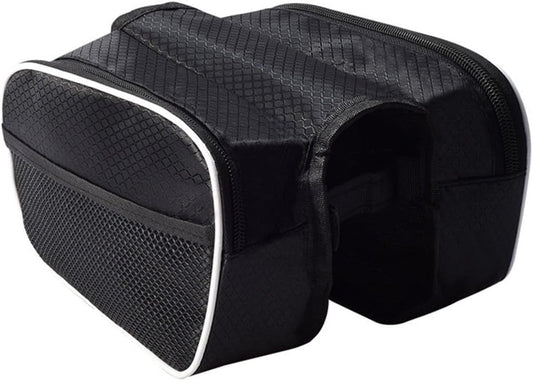 1pc Bike Handlebar Bag, Waterproof Bicycle Frame Handlebar Bag, Cycling Front Top Tube Pouch Pannier, Riding V1188-ZXY-117-0010