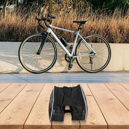 2 artikelen - Fietsstuurtassen - Waterdichte fietsframe-stuurtassen - Fiets bovenbuistassen - Fietsuitrusting V1188-ZXY-117-0011