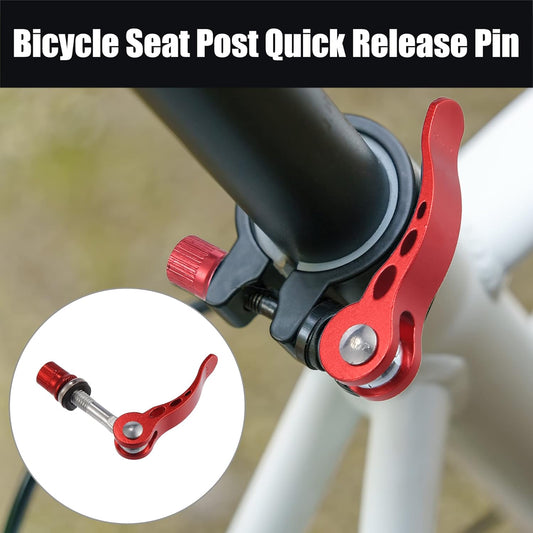 2pcs M6*65mm Aluminium Alloy Bicycle Seat Post Quick Release Pin Seatpost Skewer Bolt Red V1188-ZXY-117-0012