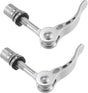 2pcs M6*65mm Aluminium Alloy Bicycle Seat Post Quick Release Pin Seatpost Skewer Bolt Silver Tone V1188-ZXY-117-0013