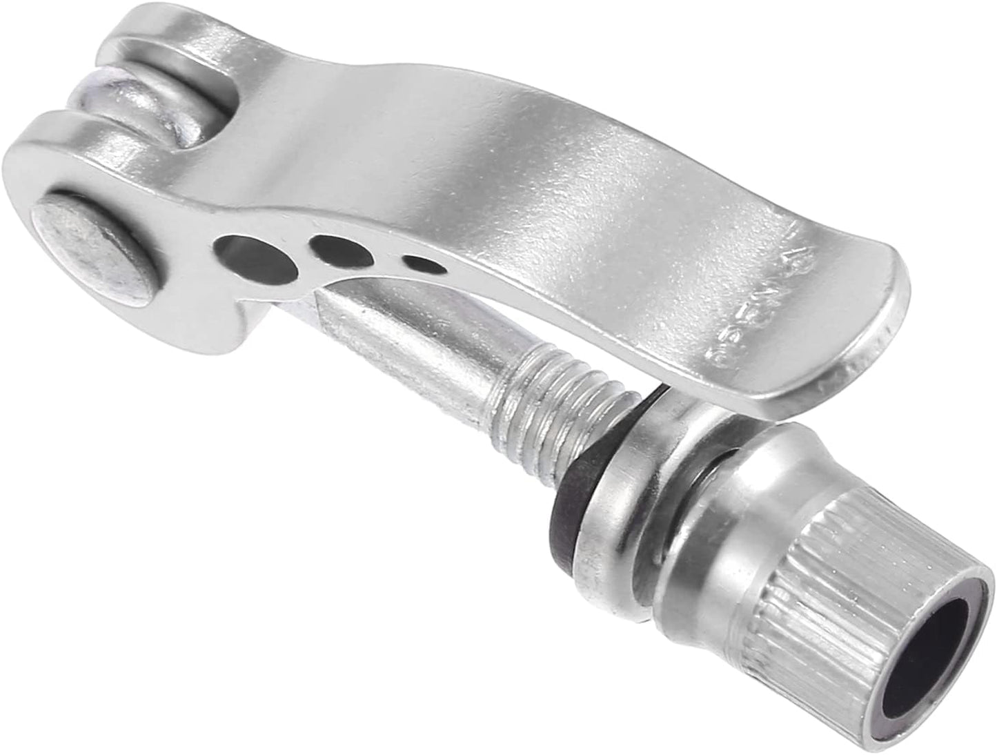 2pcs M6*65mm Aluminium Alloy Bicycle Seat Post Quick Release Pin Seatpost Skewer Bolt Silver Tone V1188-ZXY-117-0013