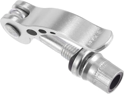 2pcs M6*65mm Aluminium Alloy Bicycle Seat Post Quick Release Pin Seatpost Skewer Bolt Silver Tone V1188-ZXY-117-0013