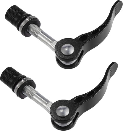 2pcs M6*65mm Aluminium Alloy Bicycle Seat Post Quick Release Pin Seatpost Skewer Bolt Black V1188-ZXY-117-0014
