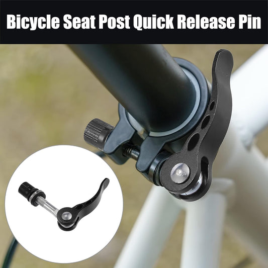 2pcs M6*65mm Aluminium Alloy Bicycle Seat Post Quick Release Pin Seatpost Skewer Bolt Black V1188-ZXY-117-0014