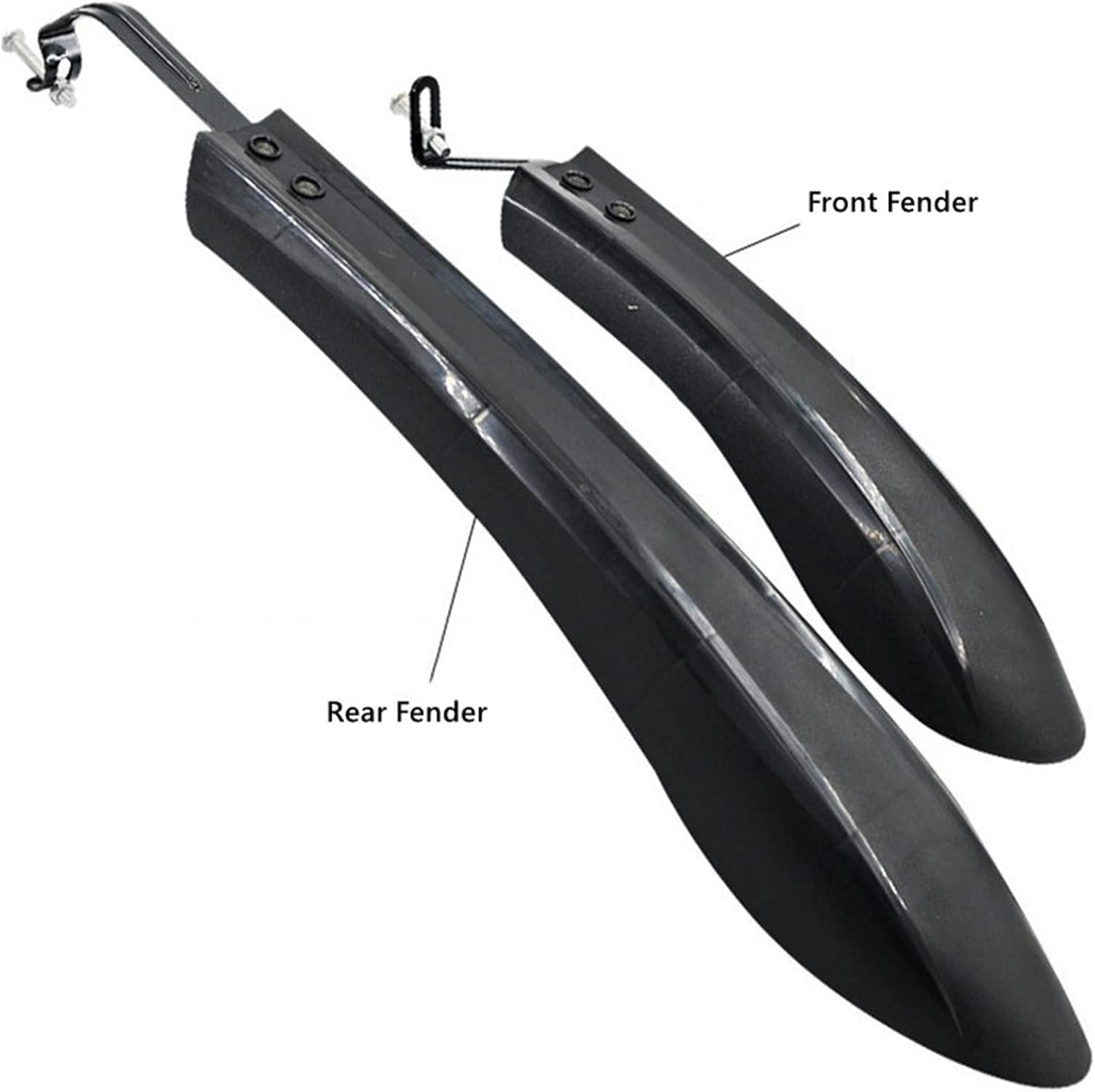 Removable Mudguard Mountain Bike Parts Bicycle Accessories Black-Iron V1188-ZXY-117-0016
