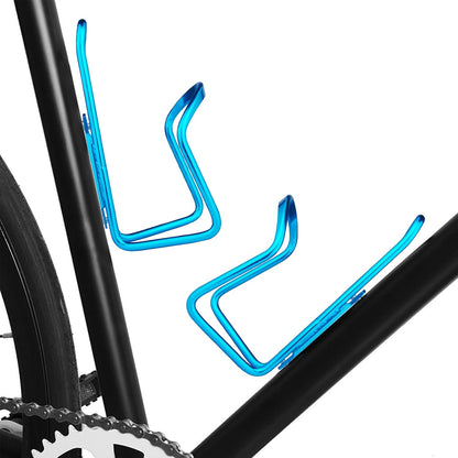 1-Pack - Lightweight Aluminum - Water Bottle Cage for Outdoor Activities (Blue) - Bicycle Accessories V1188-ZXY-117-0017