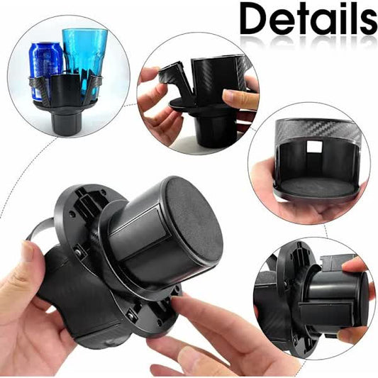 Two-in-one - Multifunctional - Car Cup Holder - Car Cup Holder - Extension Adapter - Rotatable and Adjustable V1188-ZXY-117-0024