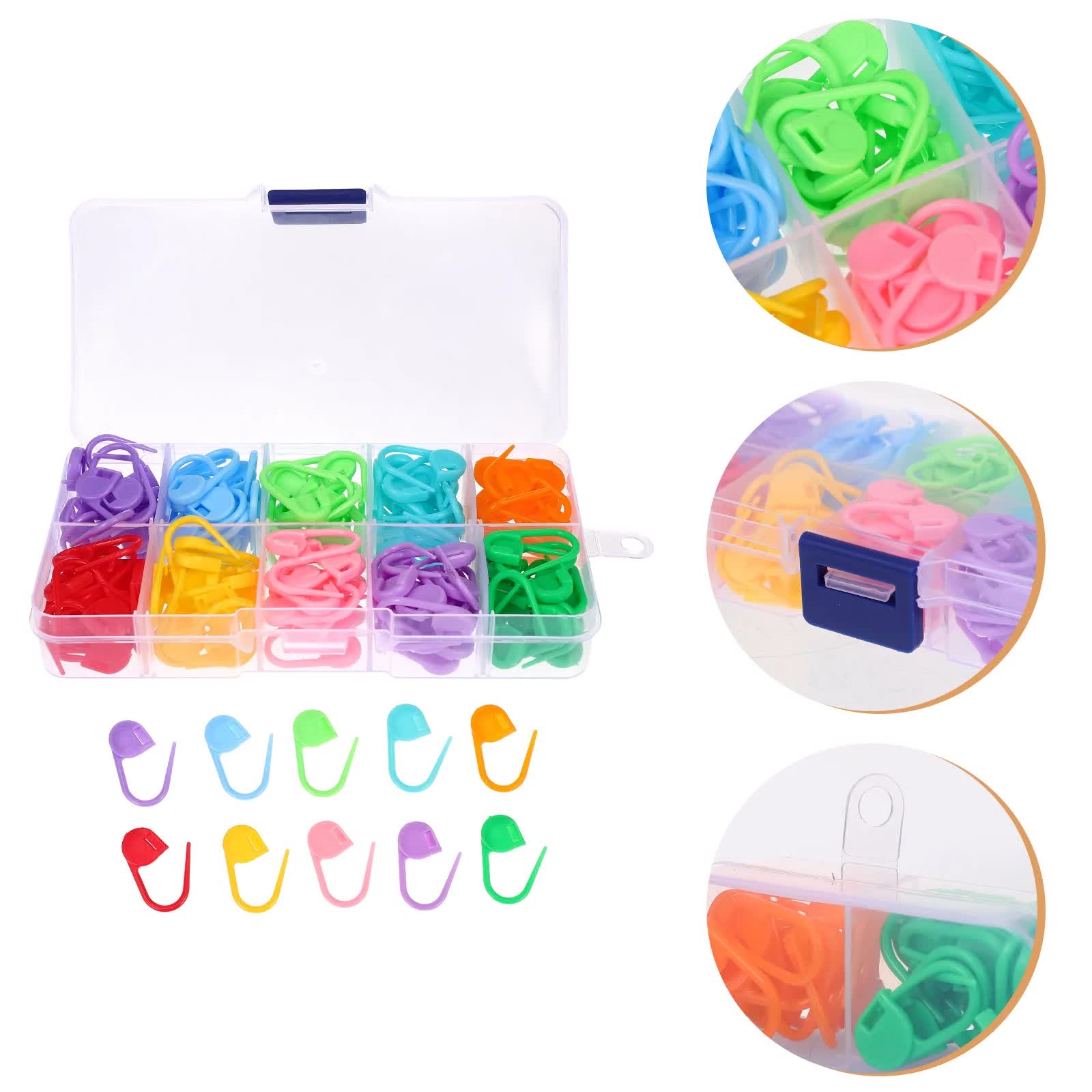 130-piece stitch markers - multifunctional - knitting markers - crochet clips V1188-ZXY-117-0029