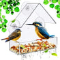 Transparent - House-shaped - Birdhouse - With weatherproof function V1188-ZXY-117-0030