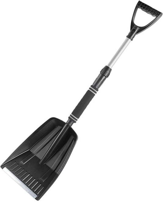 Folding Snow Shovel - Large Capacity | Lightweight & Portable - Wide Snow Clearing Range with Ergonomic V1188-ZXY-117-0044
