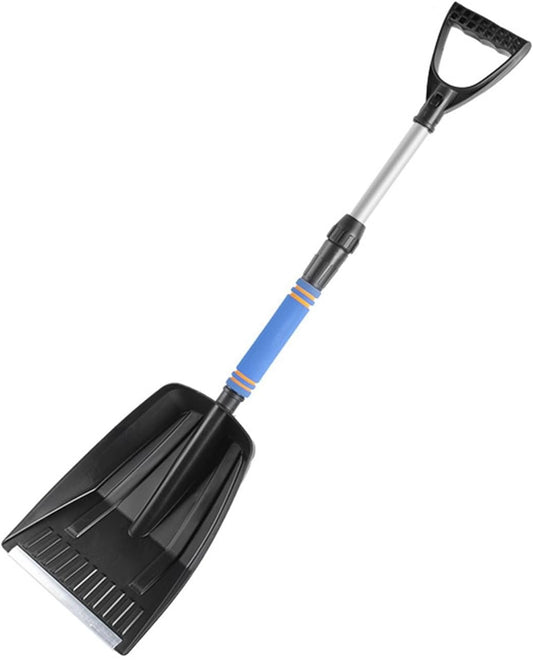 Folding Snow Shovel - Large Capacity | Lightweight & Portable - Wide Snow Clearing Range with Ergonomic V1188-ZXY-117-0045