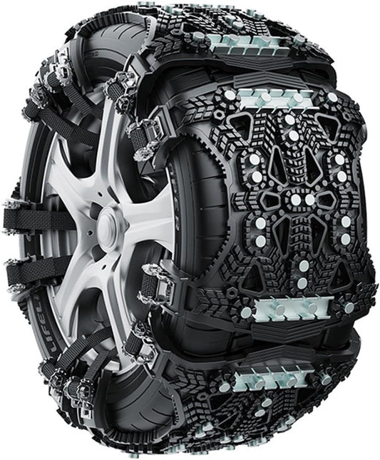 Snow Chain - Anti-Slip for Car Tires | Snow Chains - Steel Plate Snow Chains for Cars - Universal Type - V1188-ZXY-117-0047