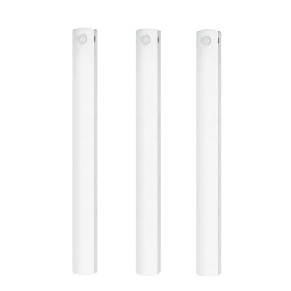 (White, 3-pack) Cabinet lighting with motion sensor, rechargeable LED wardrobe light, battery-powered V1188-ZXY-117-0070