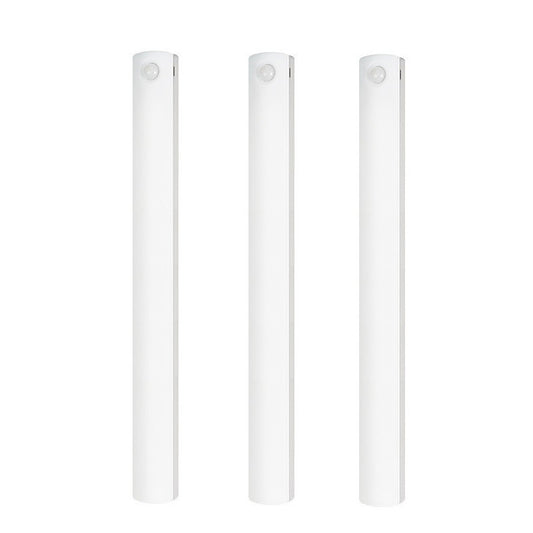 (White, 3-pack) Cabinet lighting with motion sensor, rechargeable LED wardrobe light, battery-powered V1188-ZXY-117-0070